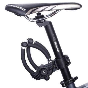 Heavy Duty Folding Bike Lock - Universal Steel Portable Chain Bicycle Lock with Anti-Theft Security | Perfect for Commuting, Travel & Outdoor Cycling