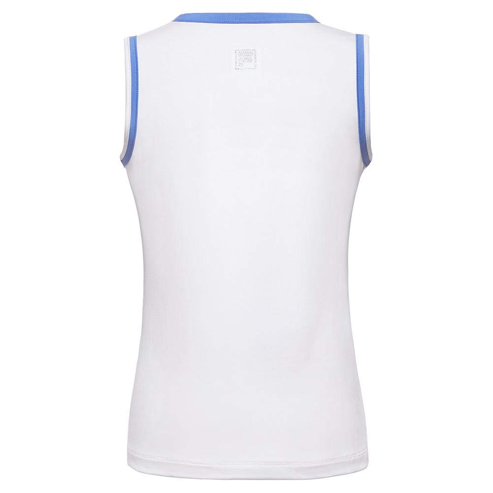 Fila Girls' Full Back Tank Top - Breathable Athletic Workout Shirt for Running, Yoga & Gym - Comfortable Stretch Fit Activewear