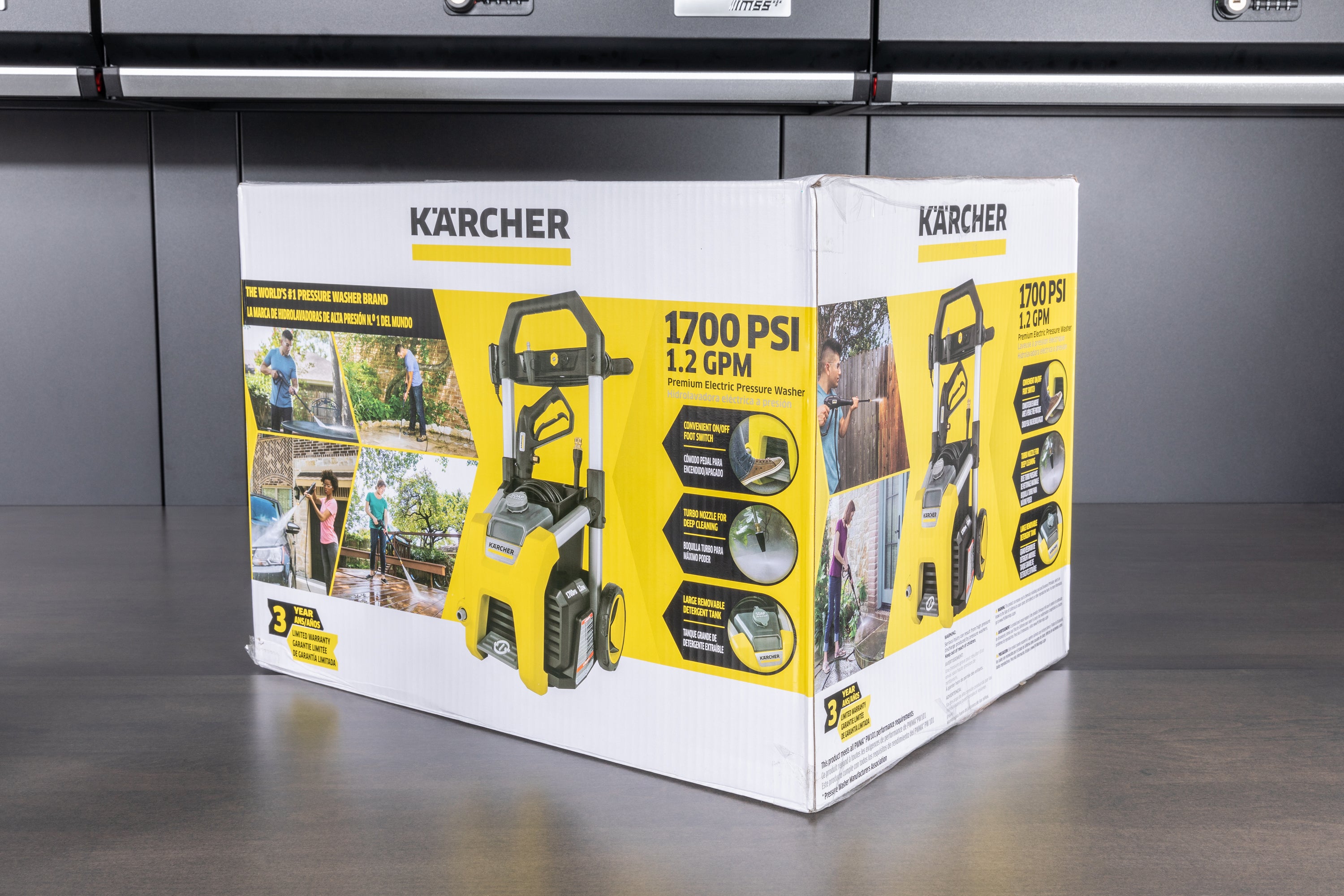 Karcher K1700 Portable Pressure Washer - Electric Power Cleaner for Home, Car, Patio & Driveway - High Performance Cleaning for Outdoor & Indoor Use