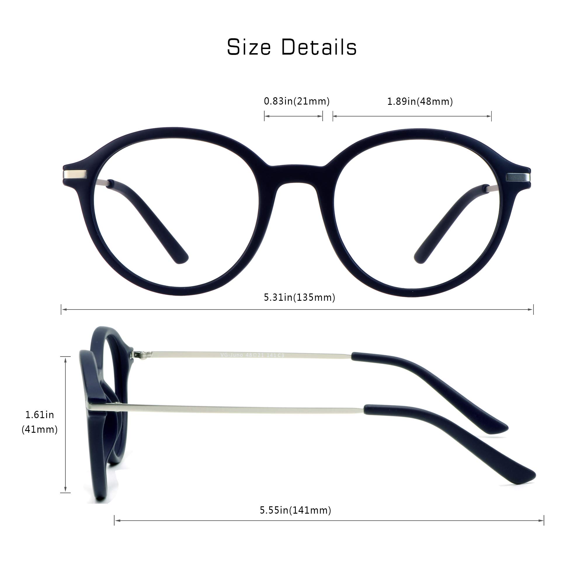 Blue Light Blocking Glasses for Women & Men - Anti Glare for Computer & TV Use