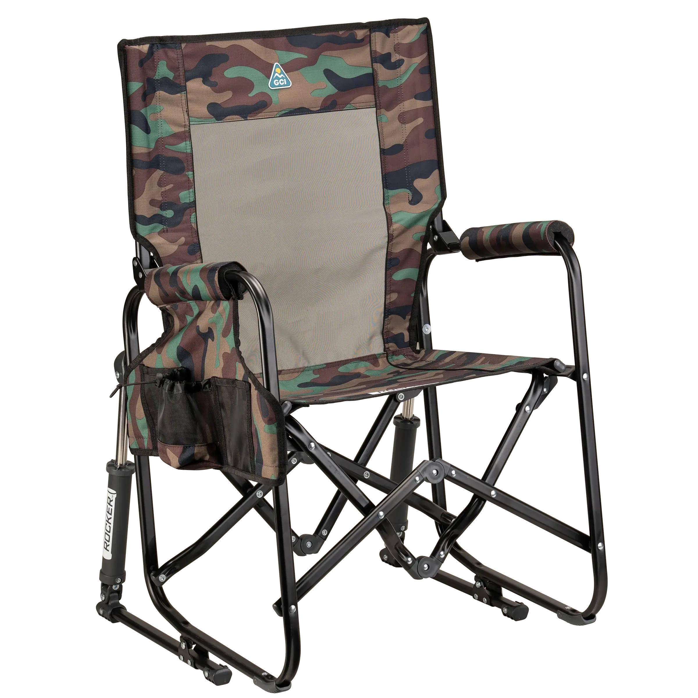 Stowaway Rocker™ - Compact Folding Rocking Chair for Camping, Travel & Small Spaces - Portable Outdoor Rocker for Patio, RV, Apartment & Nursery - Lightweight & Easy to Store
