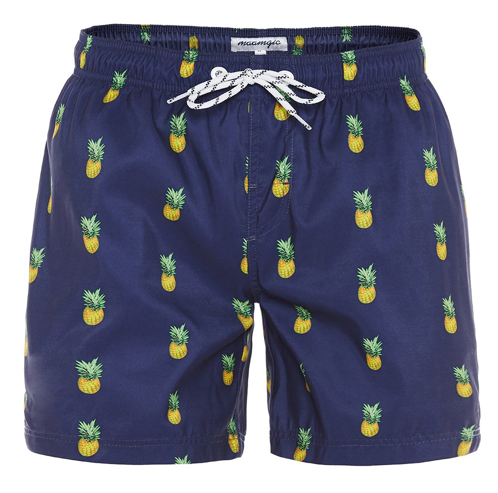 Maamgic Men's Slim Fit Swim Shorts - 7 Inch Quick Dry Swim Trunks for Swimming, Beach & Pool | Comfortable Board Shorts for Summer Vacation & Water Sports