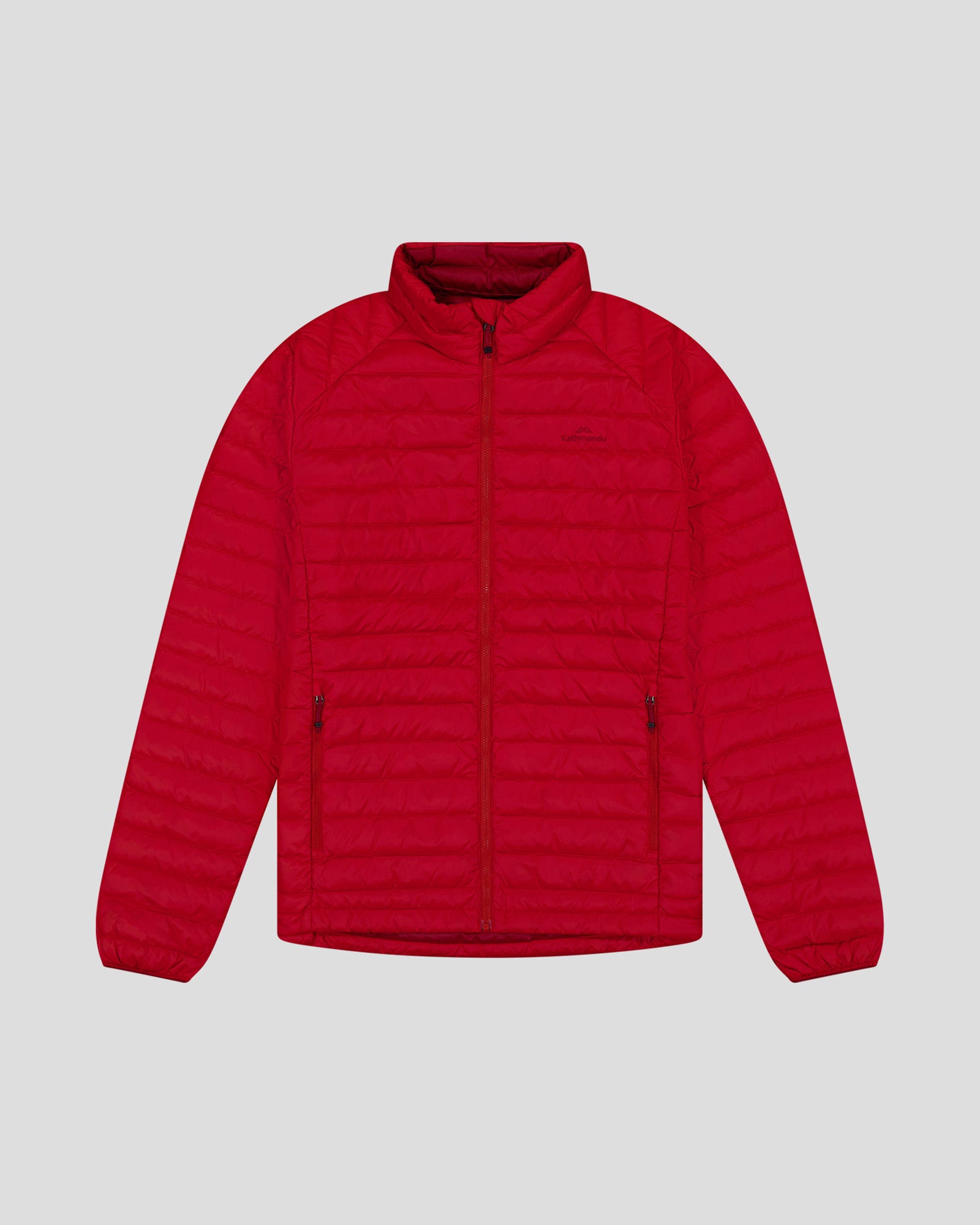 Men's Heli Down Jacket V4 - Lightweight Winter Coat with Spicy Chili Pepper Color - Perfect for Skiing, Hiking & Cold Weather Outdoor Activities