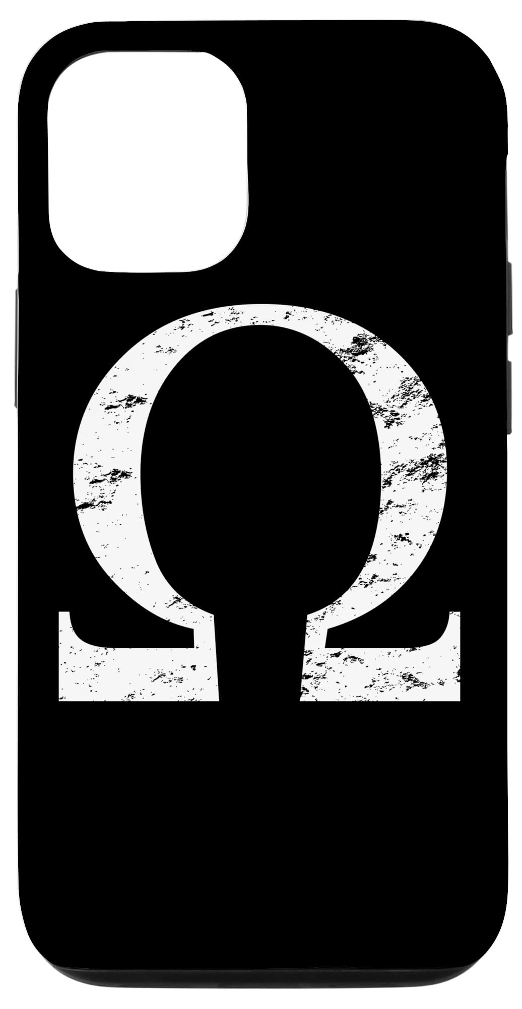 iPhone 12/12 Pro Omega Symbol Phone Case - Sorority Greek Letters Alphabet Protective Cover | Perfect for College Greek Life, Fraternity & Sorority Events, and Showing School Spirit