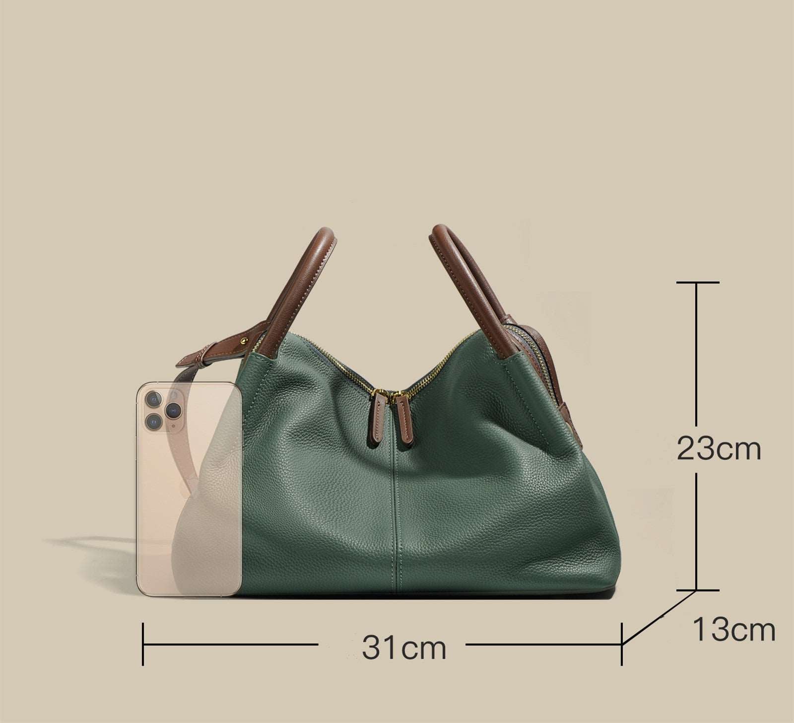 Premium Soft Leather Handbag for Women - Lightweight & Durable Crossbody Purse - Perfect for Work, Travel & Everyday Use