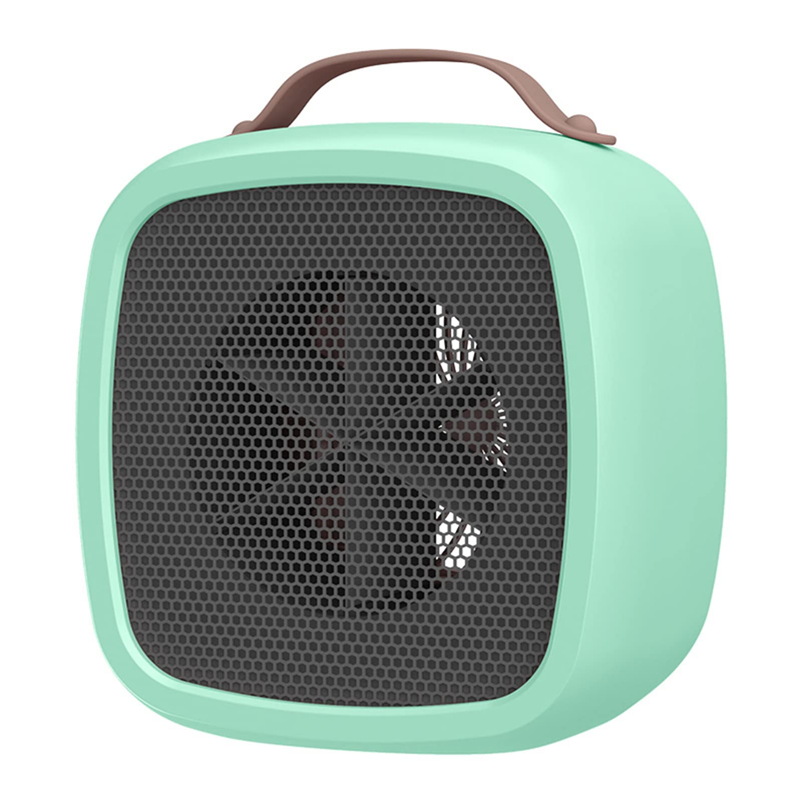 Mini Desktop Heater - Portable Quiet Space Heater with Constant Temperature, 10.1x14.1x14.2cm - Perfect for Office, Home, Bedroom & Tabletop Use (Green, US Plug 110V) | Stay Warm While Working, Reading or Relaxing Indoors
