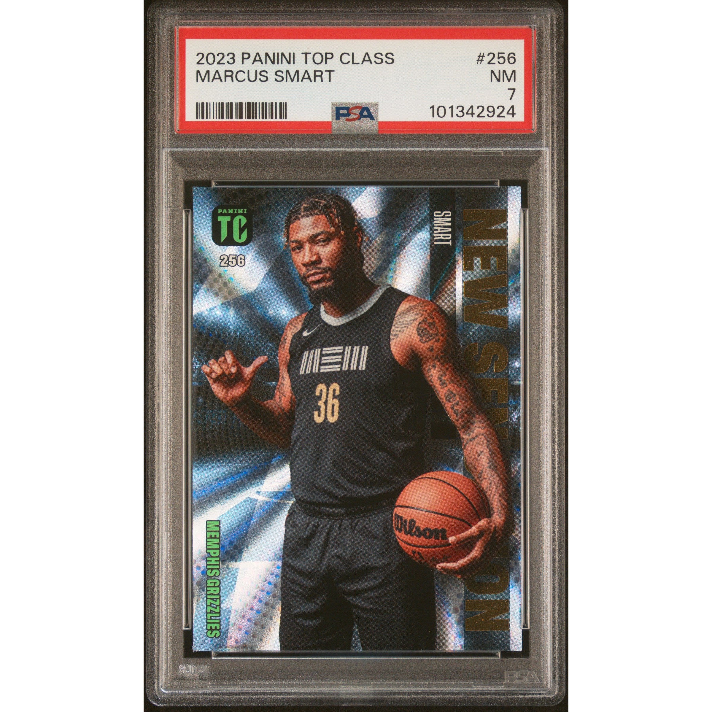 2024 Panini NBA Top Class Marcus Smart New Sensation #256 PSA 7 Graded Basketball Card - Perfect for Collectors, Fans & Sports Memorabilia Enthusiasts