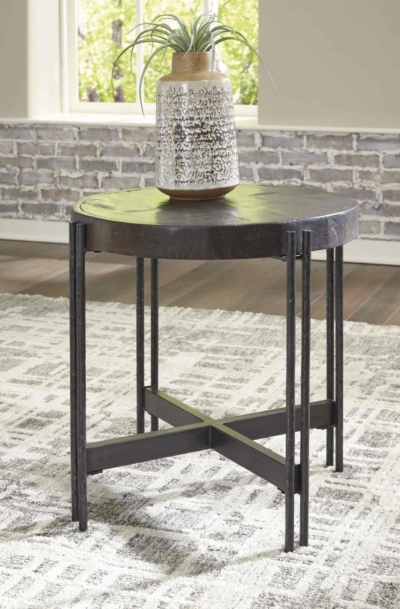 Jillenhurst End Table T823 - Modern Side Table with Storage Shelf for Living Room, Bedroom & Office - Perfect for Small Spaces & Home Decor