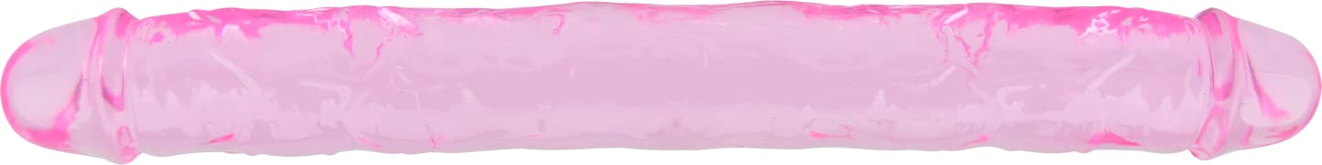 12 Inch Double Ended Dildo for Couples - Flexible & Body-Safe Silicone Adult Toy - Perfect for Strapless Strap-On, Mutual Pleasure & Solo Play