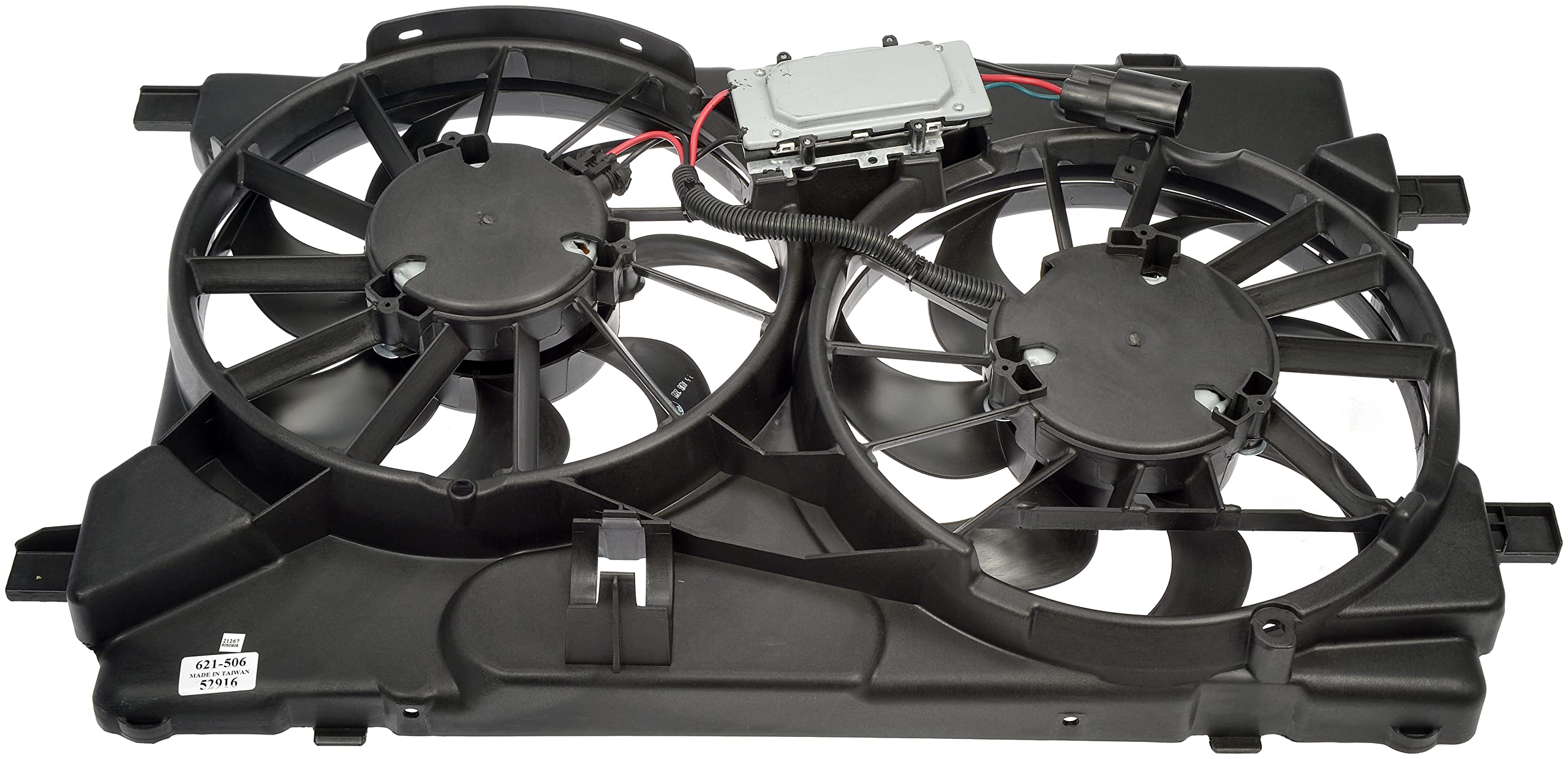 Dorman 621-506 Engine Cooling Fan Assembly Replacement for Ford F-150, Lincoln Navigator - High Performance Cooling System Part - Perfect for Overheating Prevention & Off-Road Adventures