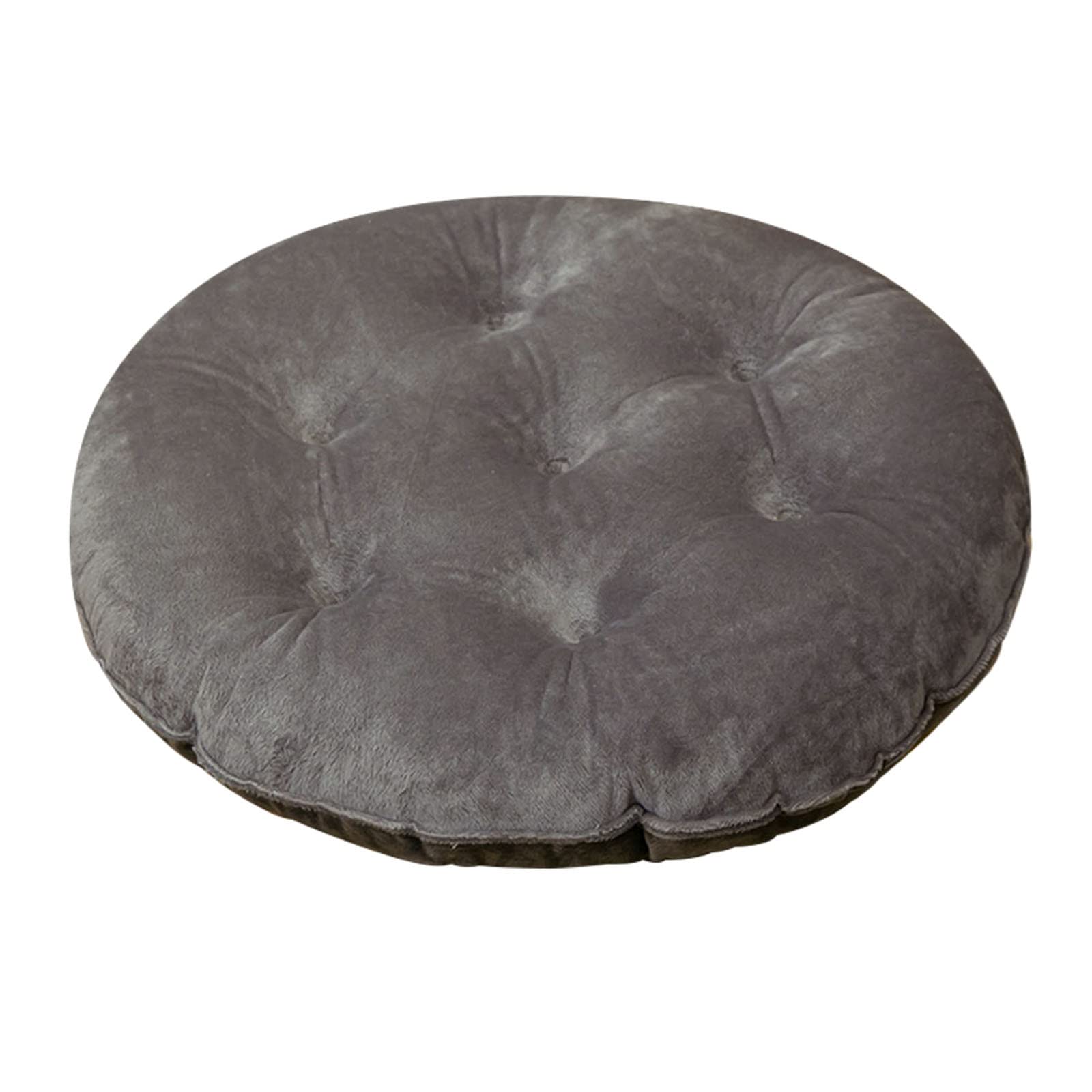 Round Velvet Seat Cushion with Crystal Decor - Comfortable Office Chair, Car Seat & Student Stool Cushion - Ergonomic Support for Driving, Working & Studying - Perfect for Home, Office & Car Use