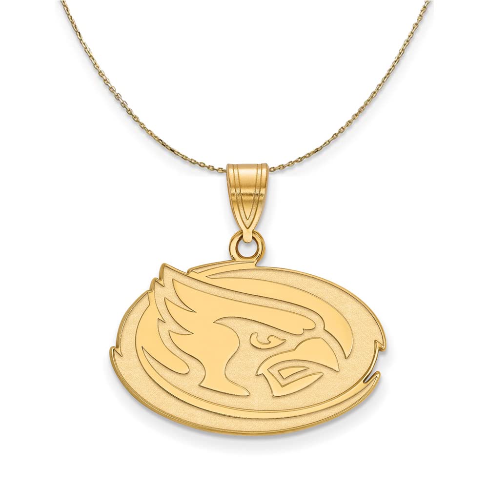 14k Yellow Gold Iowa State Necklace - Perfect for Gifts & Graduation