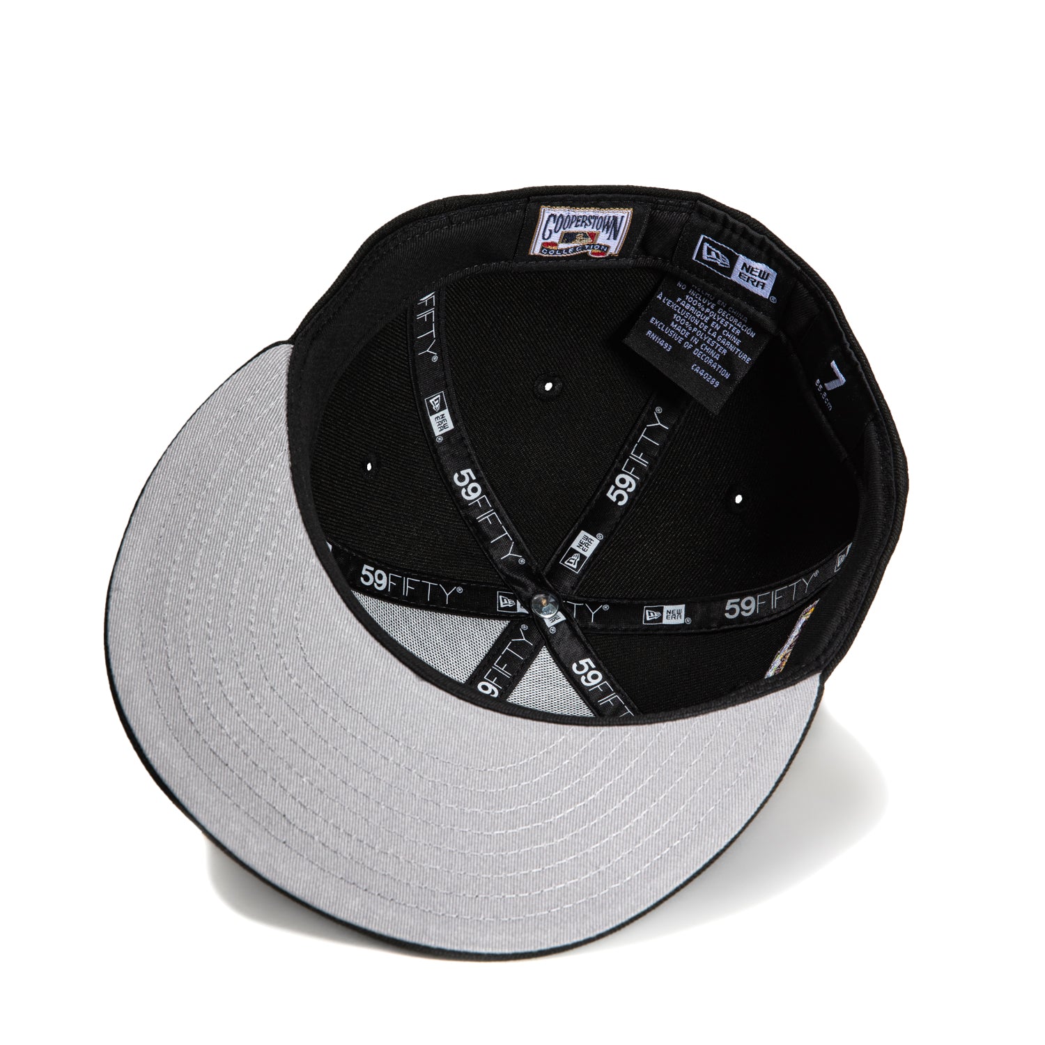 New Era 59Fifty Arizona Diamondbacks Inaugural Patch Upside Down Snapback Hat - Black, Teal, Maroon & Metallic Silver | MLB Baseball Fan Gear for Games & Streetwear Fashion