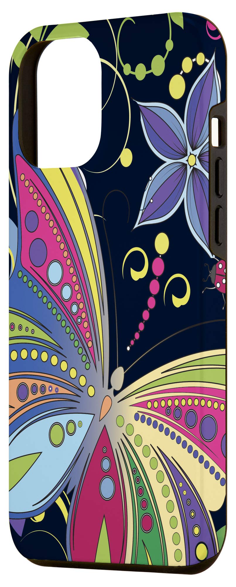 iPhone 12 Pro Max Cute Butterfly Phone Case - Slim Protective Cover for Women Girls - Perfect for Everyday Use, School & Travel