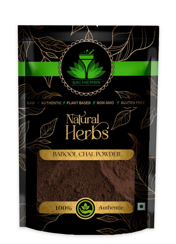 SAI HERBS Kikar Chilka Powder - Babool Chilka Powder - Acacia Tree Peel Powder - Pure & Natural (1 KG) | Ayurvedic Herbal Remedy for Skin & Digestive Health | DIY Face Masks & Detox Drinks