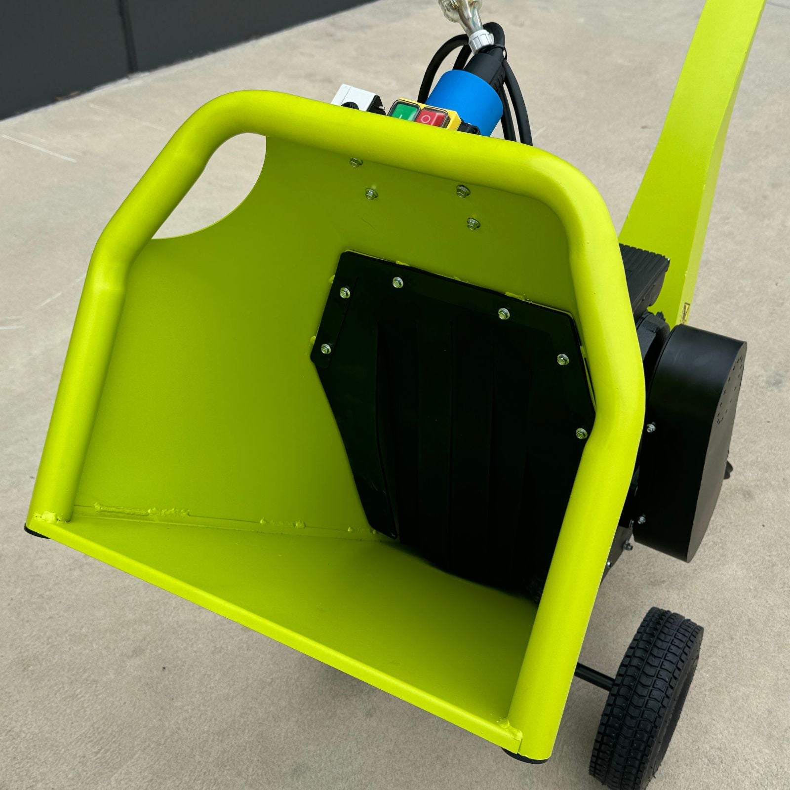 Forestwest 80MM Wood Chipper Shredder - 2200W Heavy Duty Electric Garden Chipper Mulcher (Model BM11061) for Yard Waste, Leaves, Branches & Composting - Perfect for Home Gardening & Landscaping