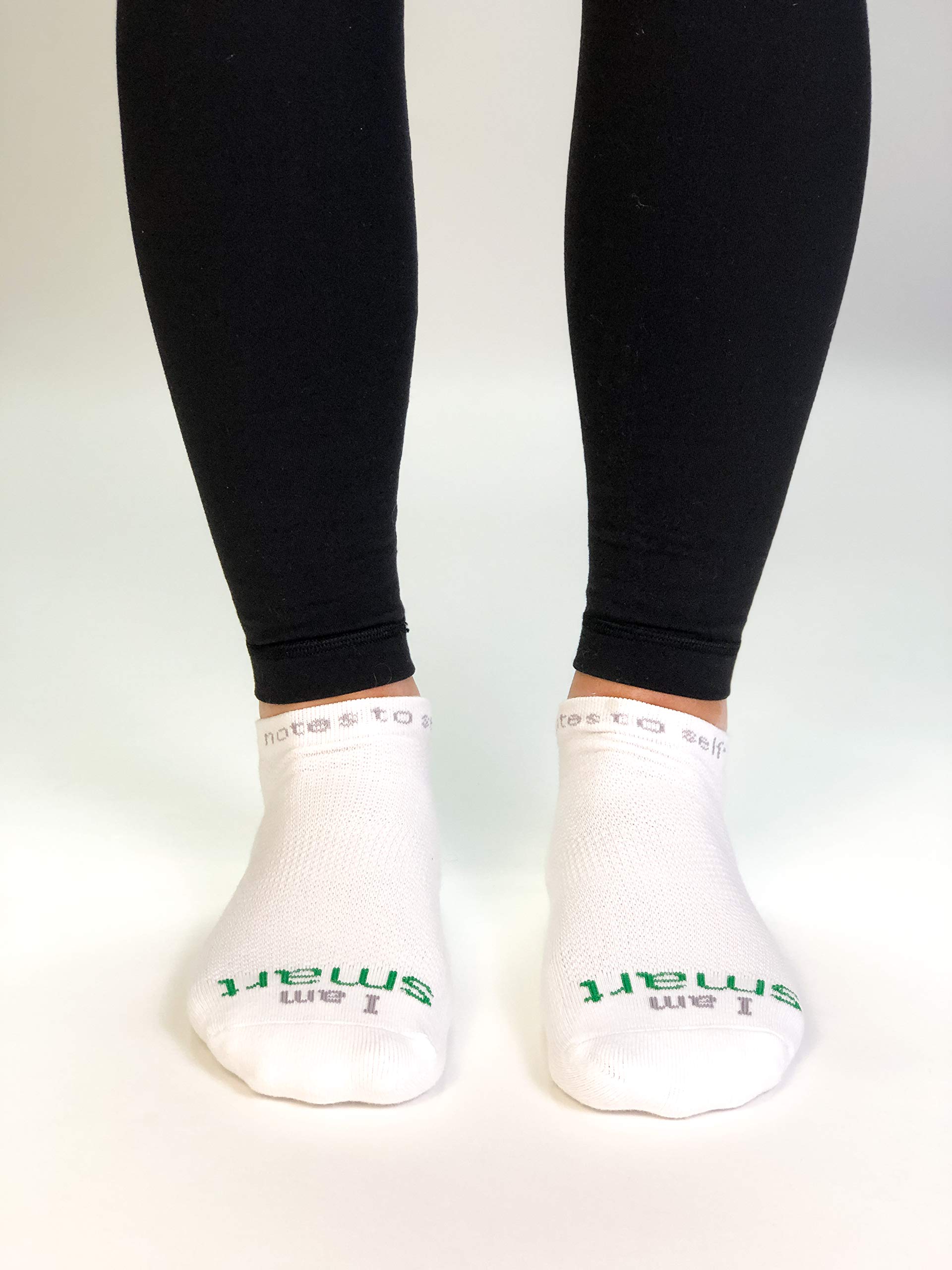 Notes to Self Socks - Motivational & Inspirational Socks for Women, Men, Kids - Positive Affirmation Gifts for Daily Encouragement, Workout, Yoga & Self-Care
