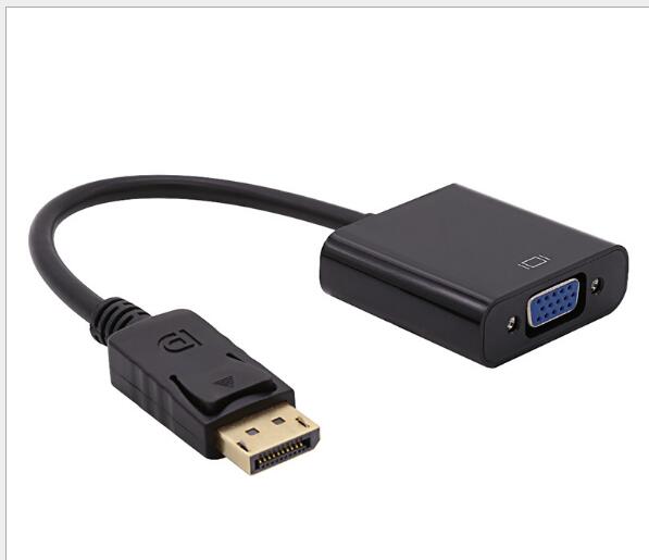 Display Port to VGA Adapter Cable - DP Male to VGA Female Converter for PC, Laptop, Monitor, Projector - High-Speed Video Connection for Work, Gaming & Presentations