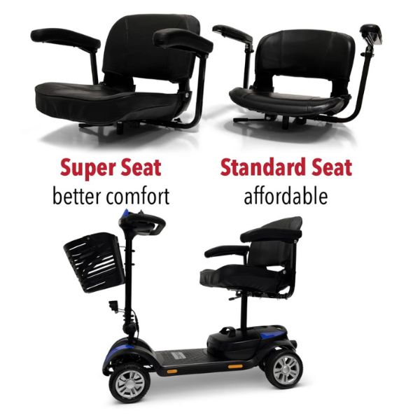 ComfyGo Z4 Lightweight Portable Mobility Scooter for Adults - Foldable Electric Scooter for Seniors & Disabled - Perfect for Travel, Shopping & Outdoor Activities
