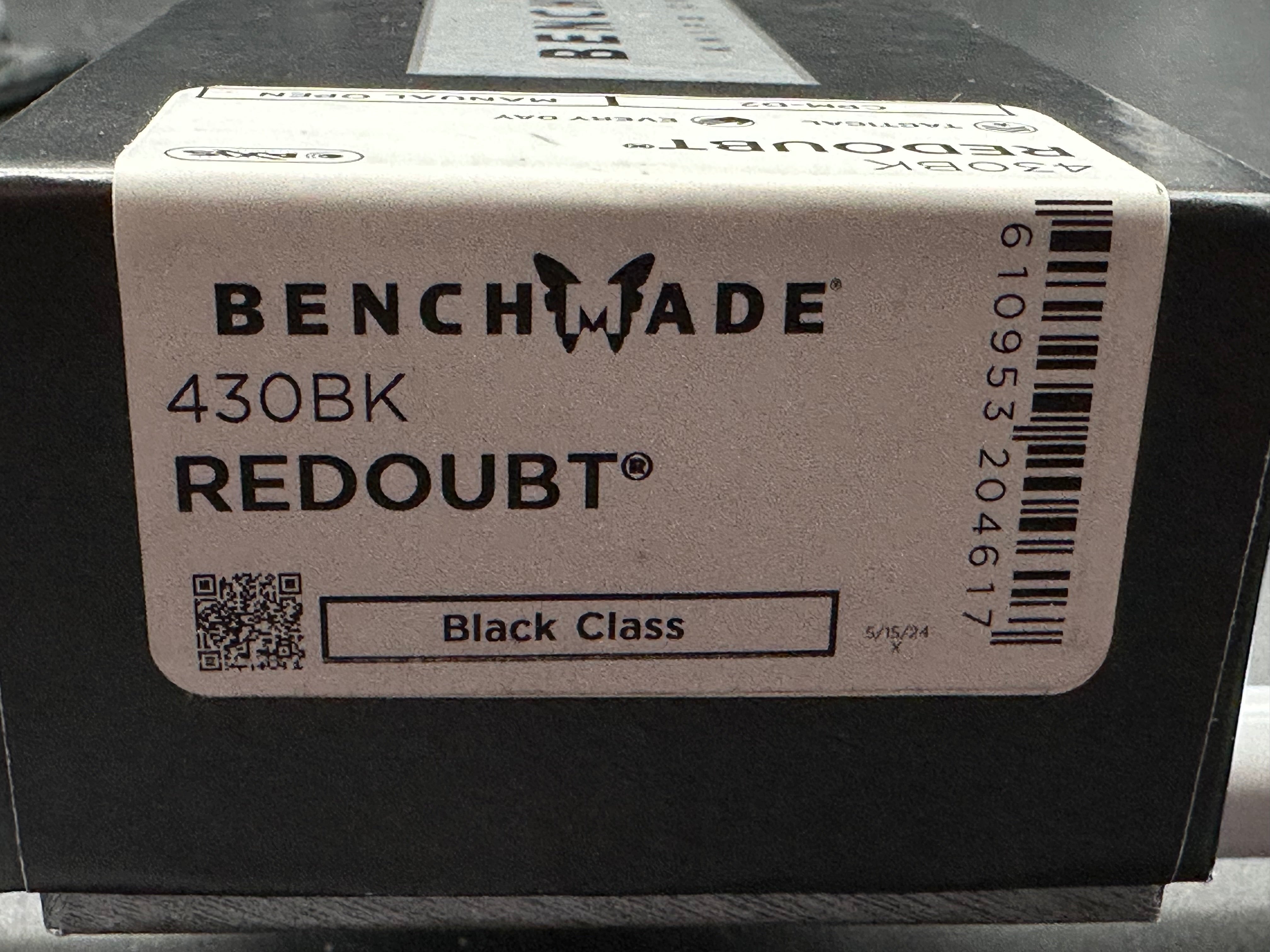 Benchmade Redoubt Folding Knife - 3.55
