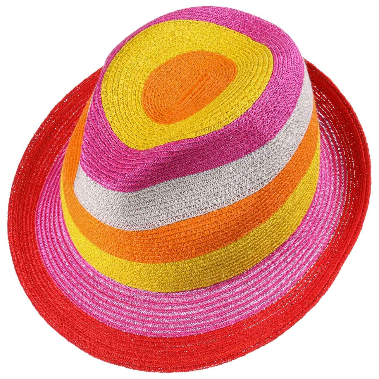 Stylish Svenja Stripes Trilby Hat by Mayser - Women's Fashion Summer Sun Hat for Outdoor, Beach & Travel Accessories