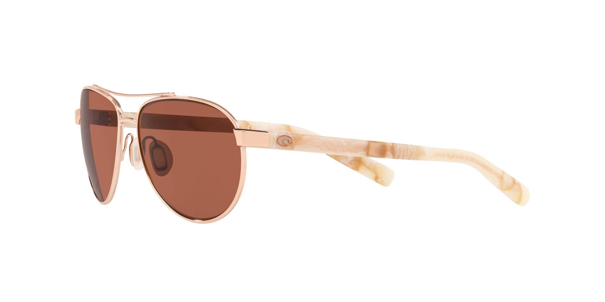Costa Del Mar Men's Fernandina Aviator Sunglasses - Polarized UV Protection - Lightweight Durable Frame - Perfect for Driving, Fishing & Outdoor Adventures