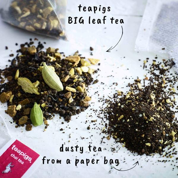 Premium Teapigs Chai Tea - Authentic Indian Spiced Black Tea for Relaxation & Energy Boost - Perfect for Morning Rituals & Afternoon Breaks