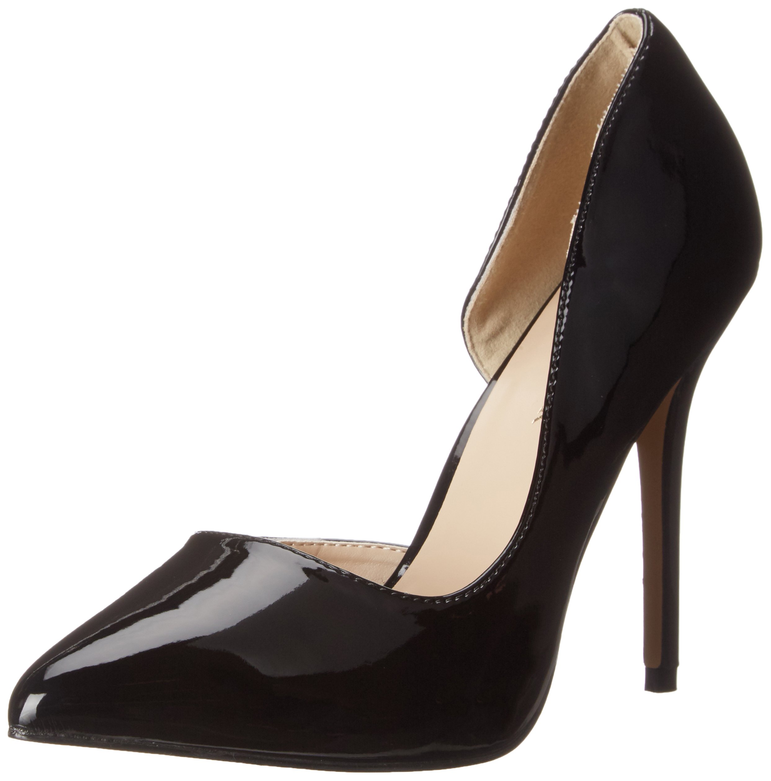 Pleaser Women's AMU22/NU High Heel Dress Pump - Elegant Pointed Toe Stiletto Heels for Party, Wedding & Evening Wear
