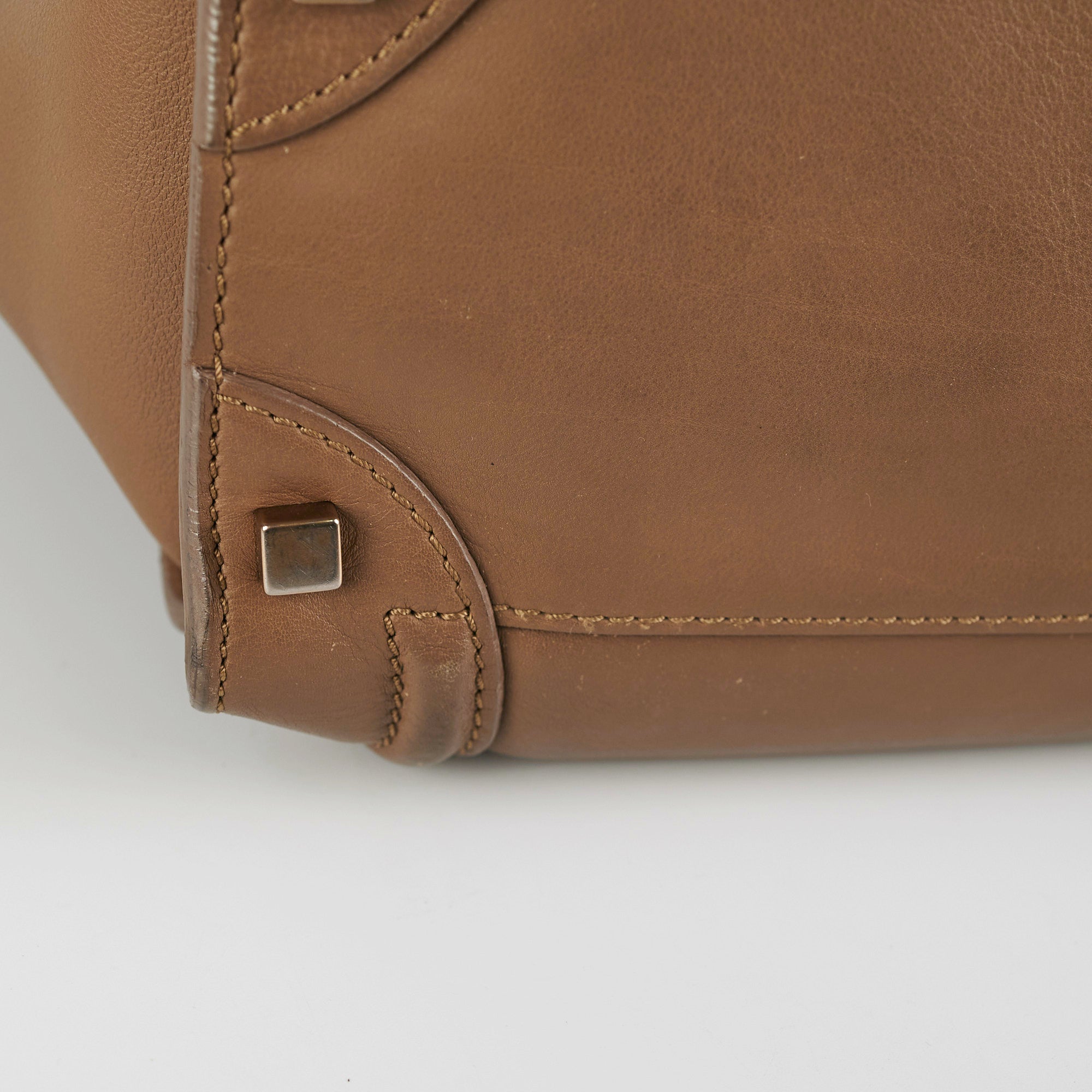 Celine Micro Luggage Taupe Tote Bag - Premium Leather Handbag for Women | Perfect for Work, Travel & Everyday Use