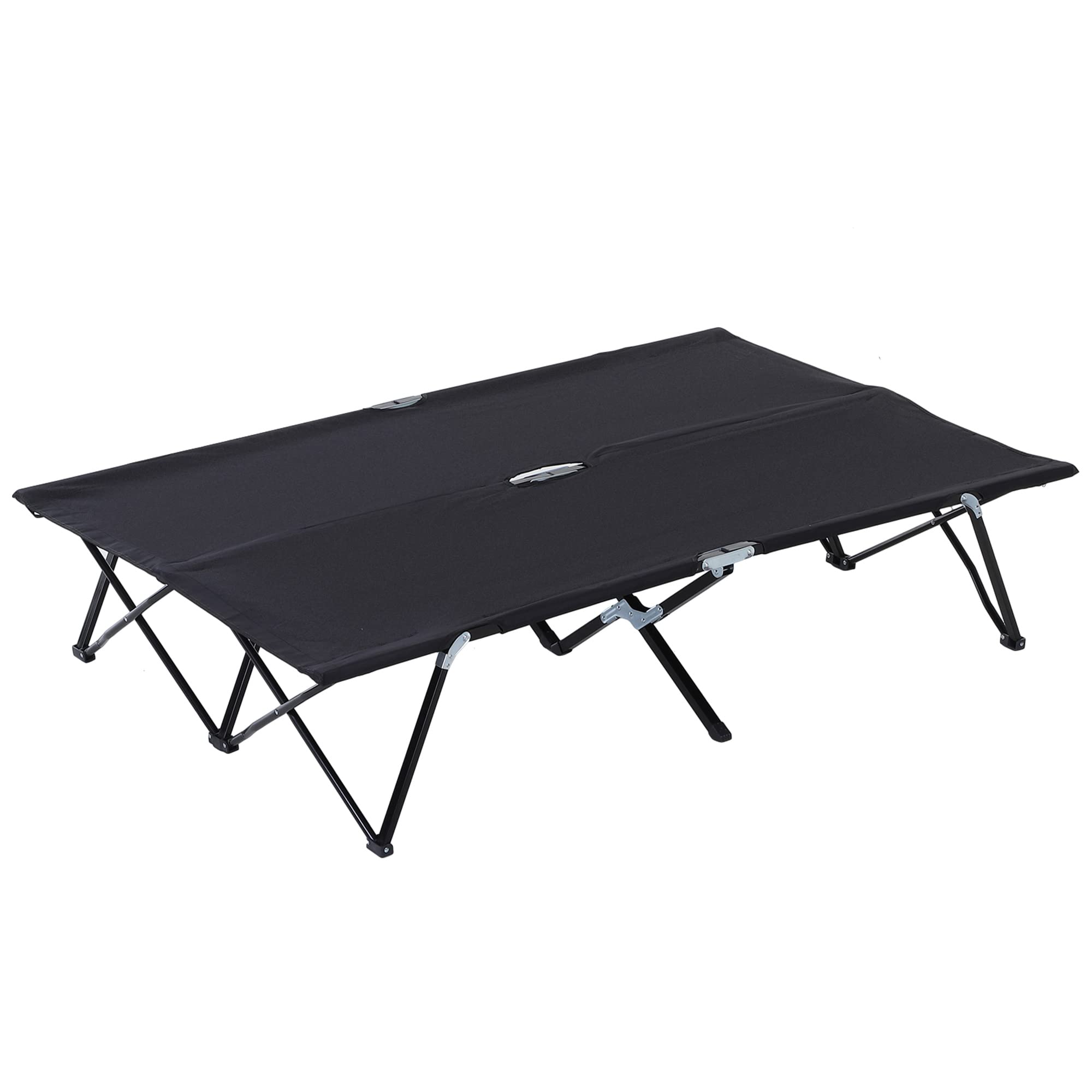 Outsunny 2 Person Folding Camping Cot for Adults - 50