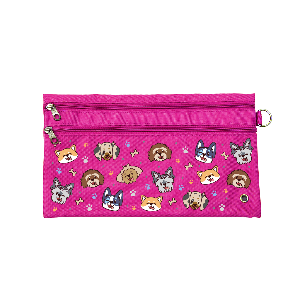 Cute Puppy Pals Pencil Case for Kids - School Supplies Organizer for Boys & Girls - Perfect for Classroom, Homework & Art Projects
