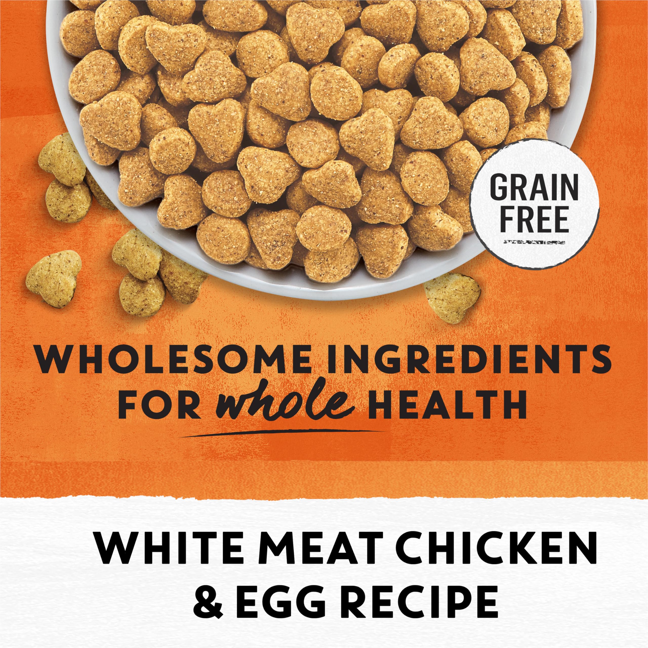 Beyond Grain Free Natural Dry Cat Food with Farm-Raised Chicken & Egg - 1.36kg Bag for Adult Cats - High Protein Kibble for Healthy Skin & Coat - Perfect for Indoor & Outdoor Cats