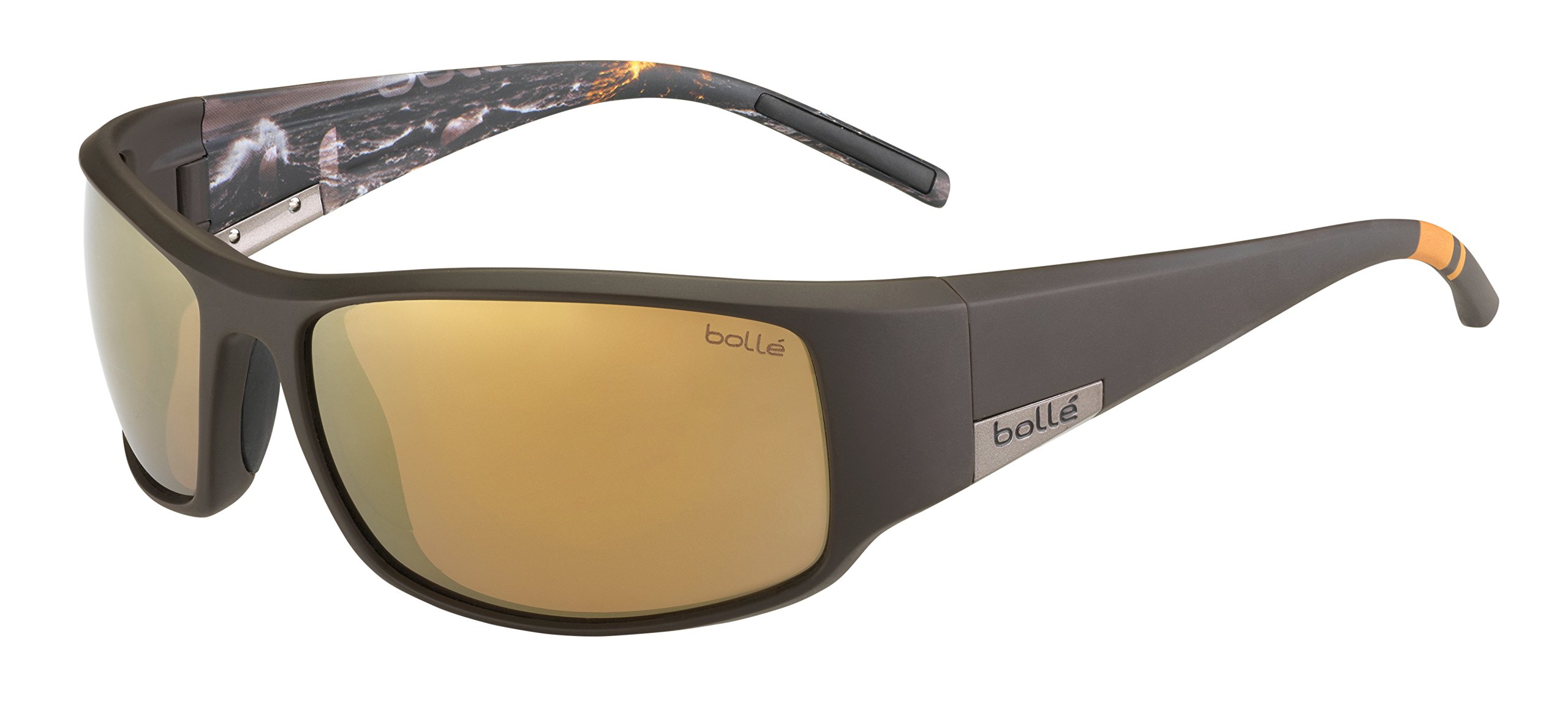 Bolle King Polarized Sunglasses for Men - UV Protection, Anti-Glare, Lightweight & Durable - Perfect for Driving, Running, and Outdoor Sports
