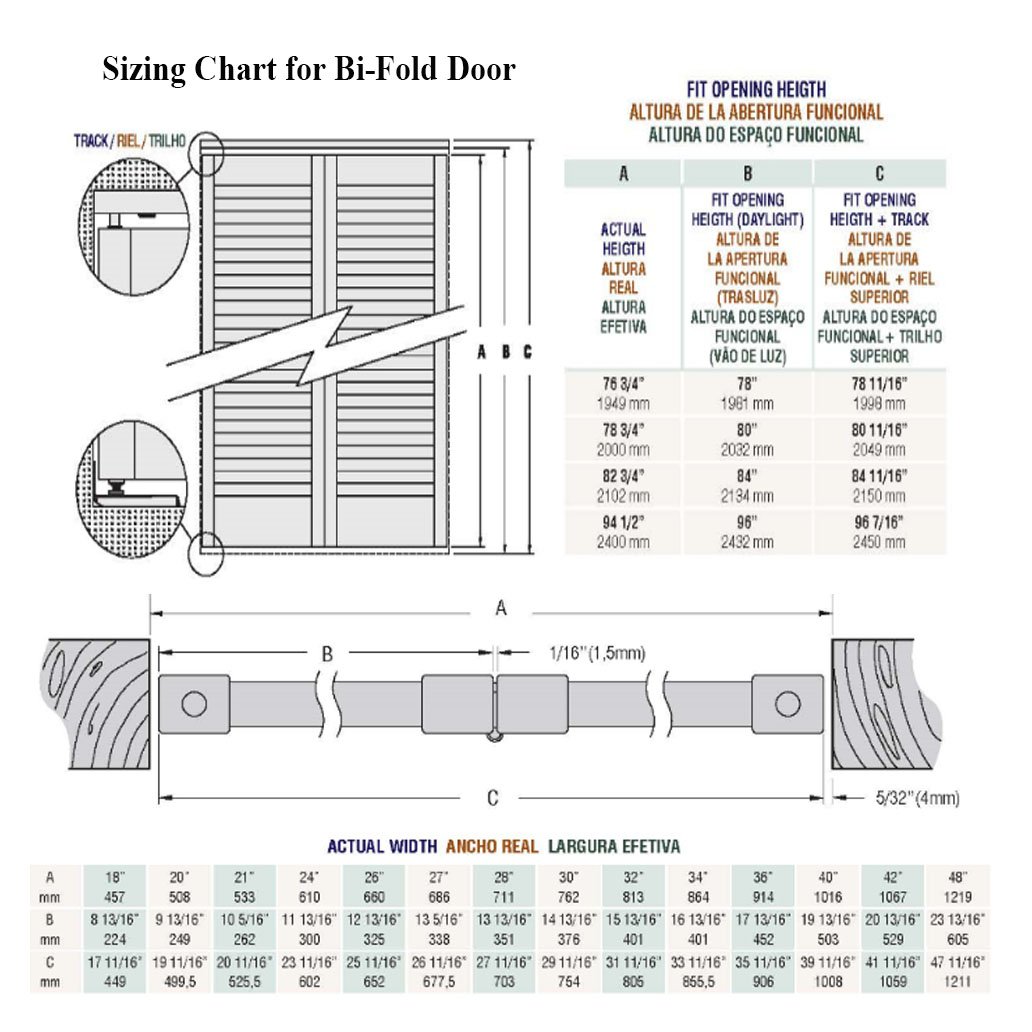 Kimberly Bay 6-Panel Bi-Fold Closet Door - Primed White Interior Door for Bedrooms & Walk-In Closets - Easy Installation & Space Saving Solution