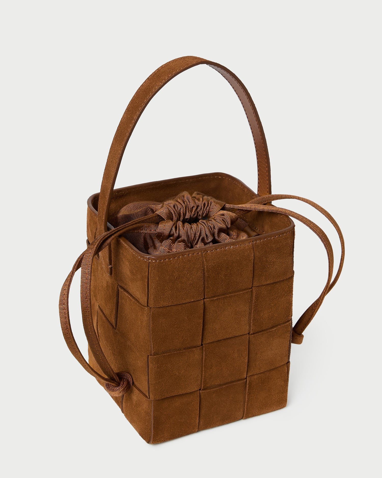 Laith Cacao Woven Bucket Bag for Women - Handmade Boho Straw Tote Purse - Perfect for Beach, Travel & Summer Outfits