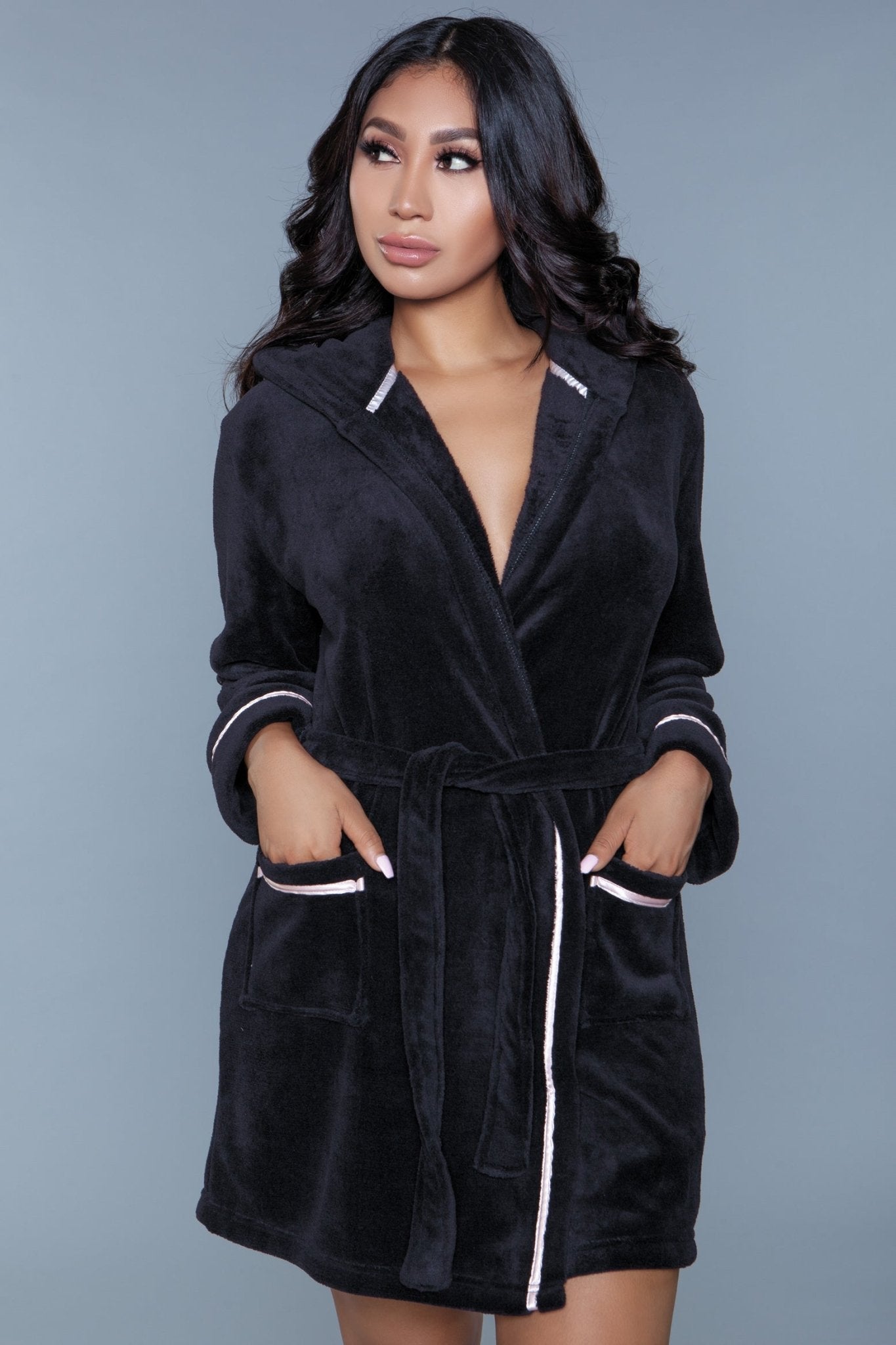 BeWicked Women's Alyssa Robe 1966 - Sexy Lingerie Robe for Women, Plus Size Lace Kimono Robe - Perfect for Boudoir, Bridal Shower, Honeymoon & Romantic Nights