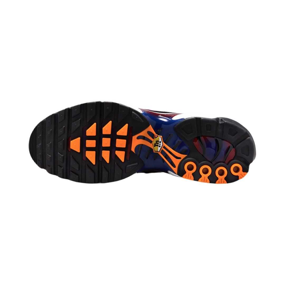 Nike Air Max Plus x Patta x Barcelona FC Culers de Mon Sneakers - Fuchsia/Deep Royal Blue/Black/White - Limited Edition Collaboration - Perfect for Streetwear, Sneaker Collecting & Football Fans