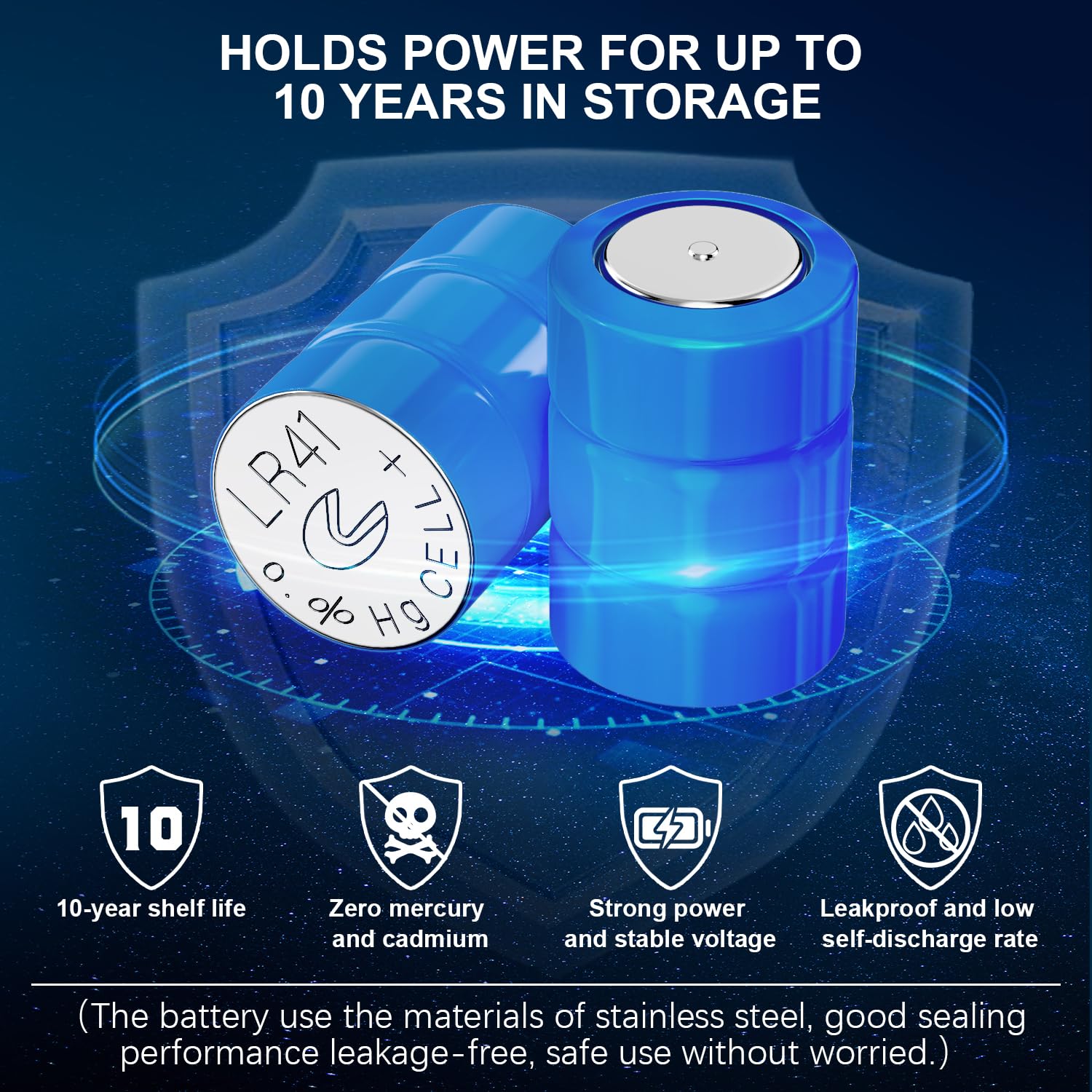 3LR41 Button Batteries 10 Pack - 4.5V Replacement for 3xAG3, 3x392, 3xL736, 3x384, L736F - Perfect for Bore Sights, Toys, Digital Cameras & LED Flashlights - Long-Lasting Power for Hunting Gear, Kids Toys & Photography Equipment