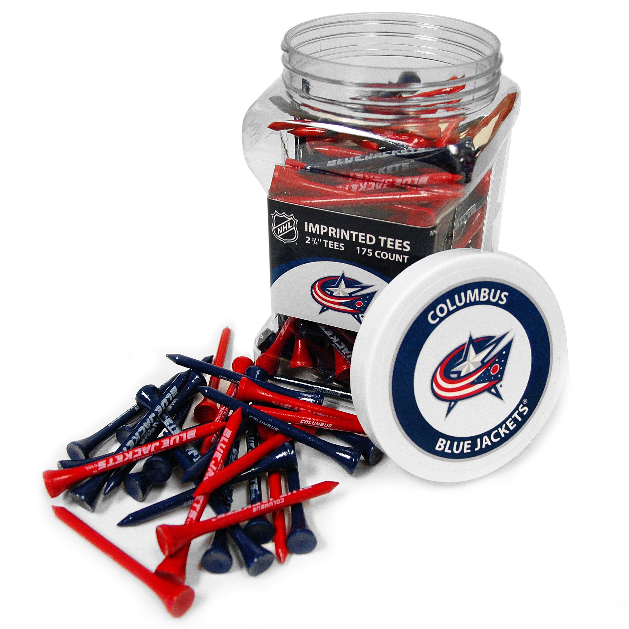Team Golf NHL Golf Tees - 175 Pack Premium Golf Accessories for Hockey Fans | Perfect for Driving Range, Course Play & Gift Giving