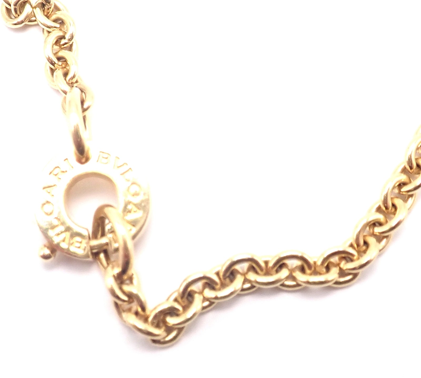 Authentic Bvlgari 18k Yellow Gold Antique Coin Monete 38