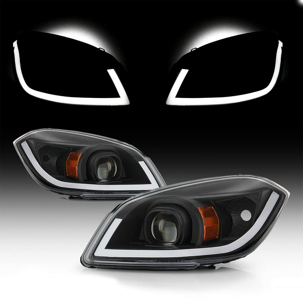 YOYODEER LED Light Bar Projector Headlights - Black - Compatible with GM2503251, 25784532, 25784533, 20825581 - Perfect for Off-Road Trucks, Jeeps & SUVs - High Brightness & Durable Design