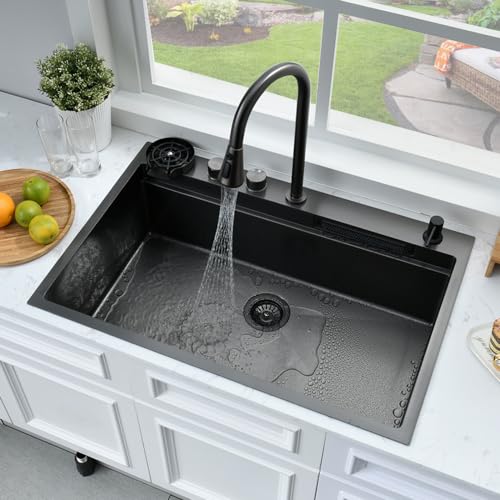 Black（Waterfall with Glass Rinser)
