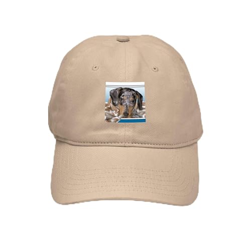 Khaki - Speckled Dachshund Dogs Cap