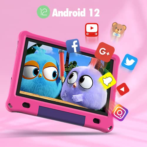 Best 10.1 Inch Kids Tablet with Android 12 | Octa-Core Processor, 3GB RAM & 64GB Storage | Educational & Entertainment Device for Children | Perfect for Learning, Games & Videos