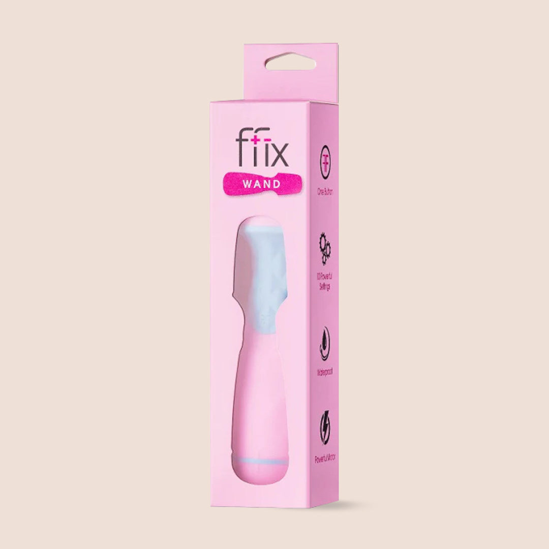 Femme Funn FFIX Wand - Powerful Waterproof Vibrating Massager for Women - Perfect for Relaxation, Stress Relief & Intimate Pleasure at Home or Travel