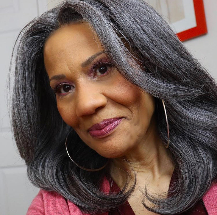 Outre Soft & Natural Lace Front Wig Neesha 201 - Breathable HD Lace Human Hair Wig for Black Women | Perfect for Daily Wear, Cosplay & Special Occasions