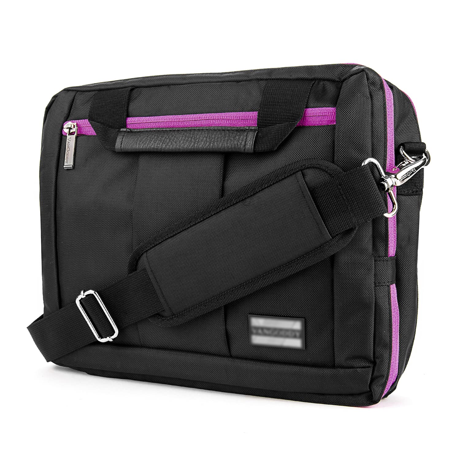 Leather College Briefcase Messenger Bag for Dell Inspiron 11, iPad Air, MacBook - Stylish Laptop Bag for Work, School & Business Travel