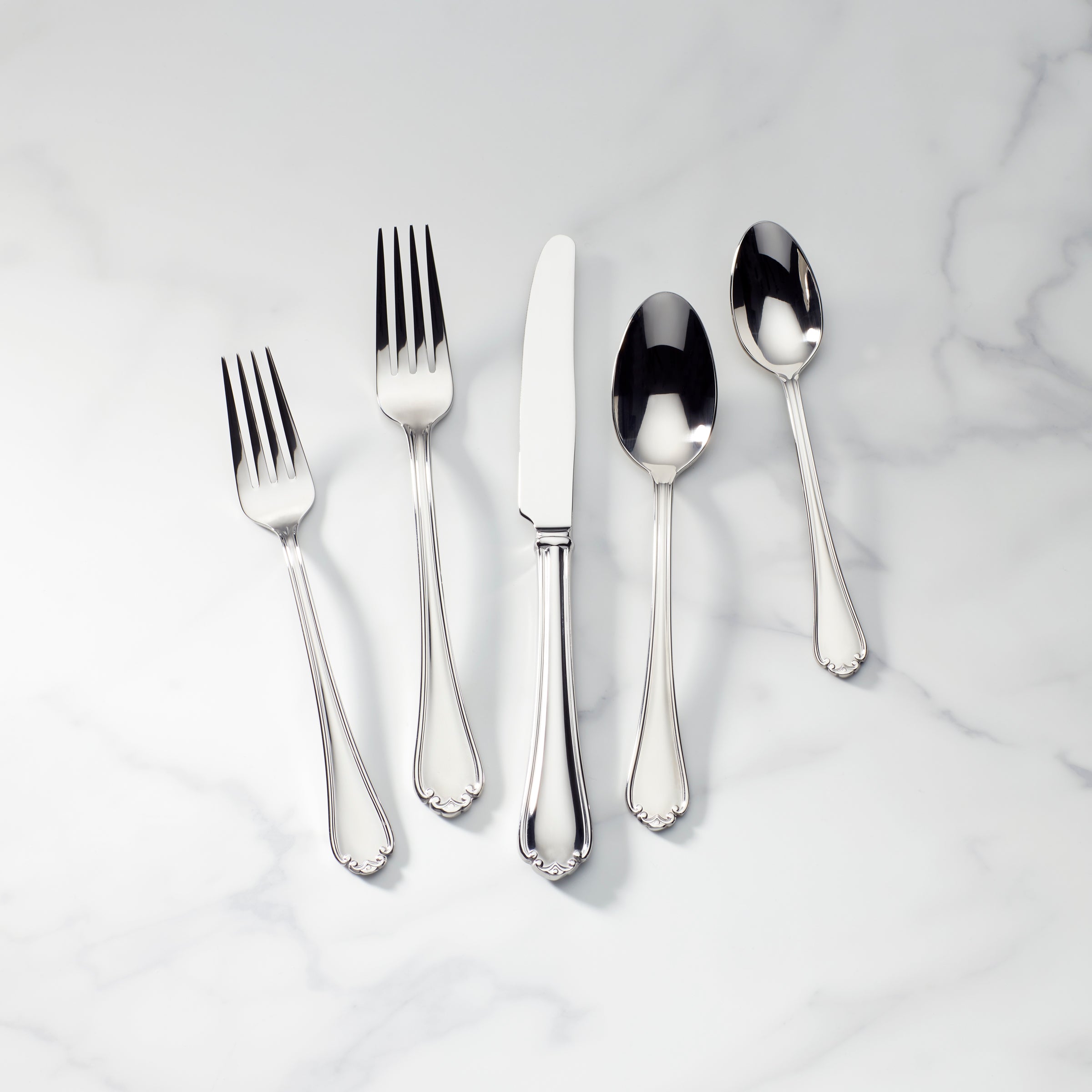 Chelsea Muse 65-Piece Flatware Set - Stainless Steel Silverware for 12 Place Settings - Elegant Dining Utensils for Home, Restaurant & Wedding Use