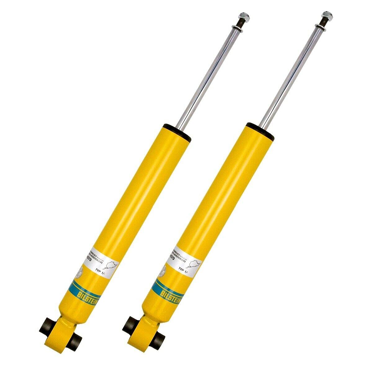 BMW B6 Performance Rear Shock Absorbers - Pair Set of 2 for Enhanced Ride Comfort & Handling | Perfect for BMW No El Suspension Upgrades, Road Trips & Daily Commuting