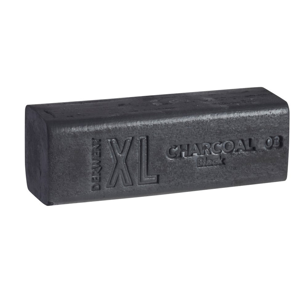 Derwent Charcoal XL Block - Premium Artist Drawing Charcoal for Sketching & Shading - Ideal for Professional Artists & Students - Perfect for Portraits, Landscapes & Detailed Artwork